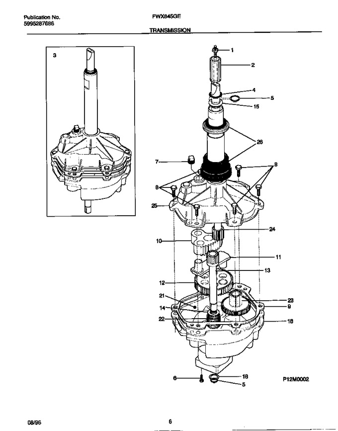 Diagram for FWX645GES0