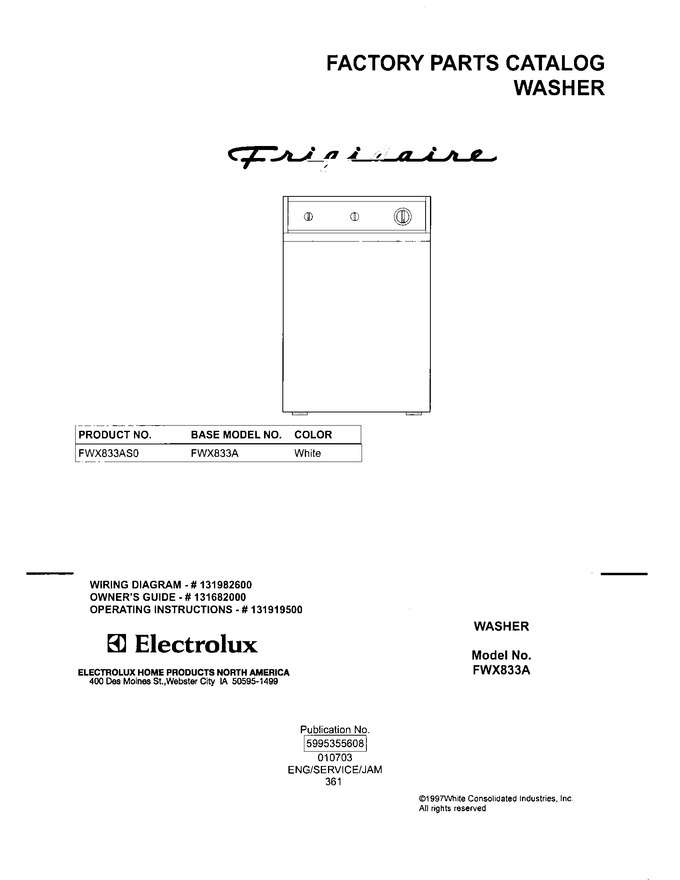 Diagram for FWX833AS0