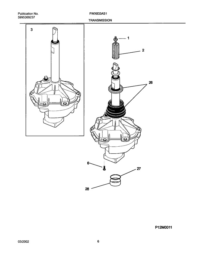 Diagram for FWX833AS1