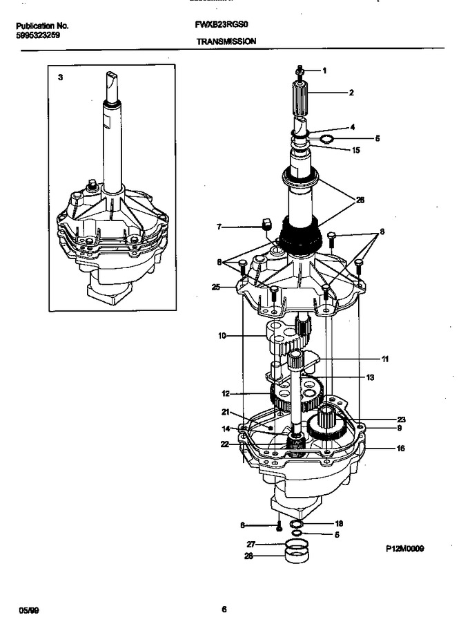 Diagram for FWXB23RGS0