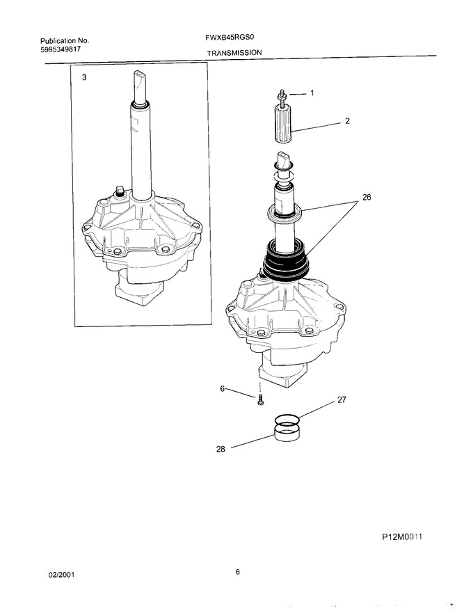 Diagram for FWXB45RGS0