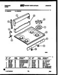 Diagram for 02 - Backguard And Cooktop Parts