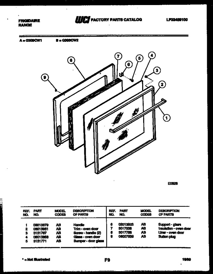 Diagram for G30BCW1