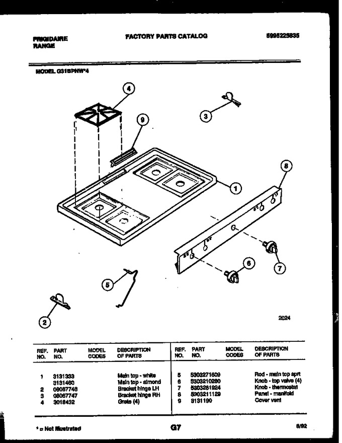 Diagram for G31BPNW4