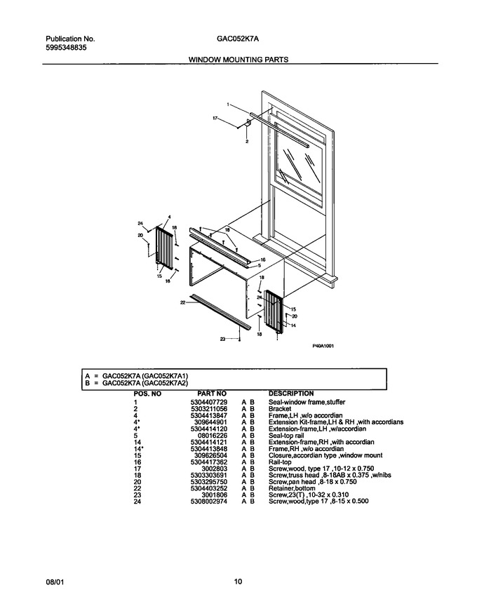 Diagram for GAC052K7A1