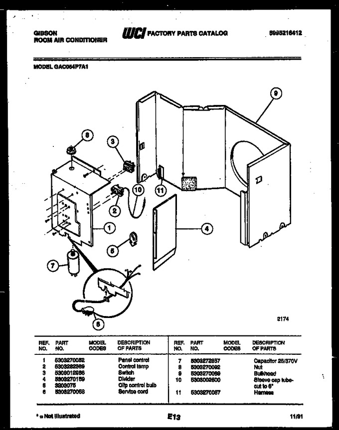 Diagram for GAC054P7A1