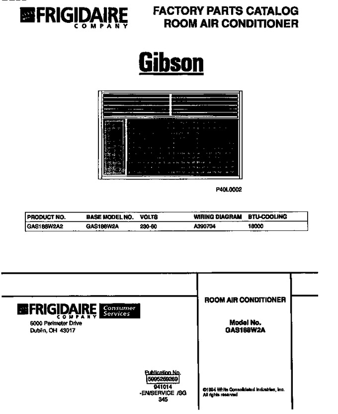 Diagram for GAS188W2A2