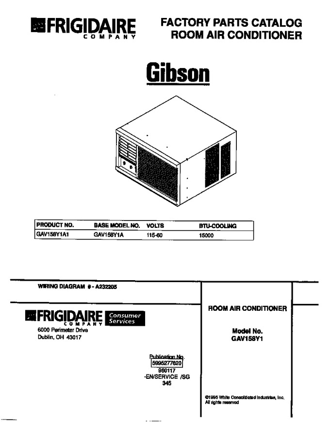 Diagram for GAV158Y1A1