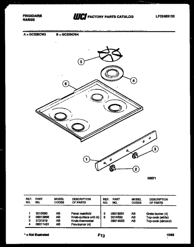 Diagram for GC32BCW3