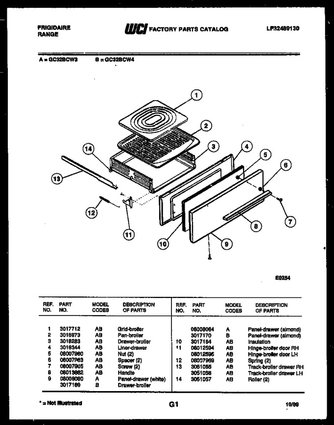 Diagram for GC32BCW3