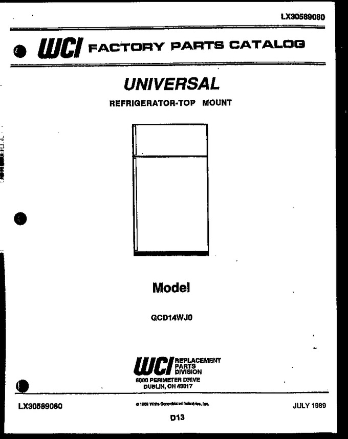 Diagram for GCD14WE0