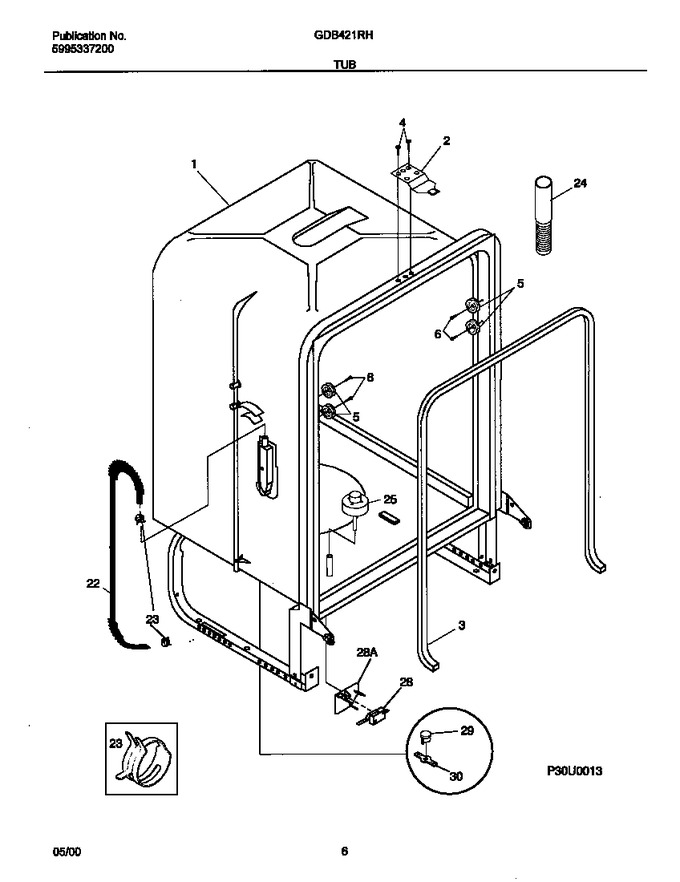 Diagram for GDB421RHS2