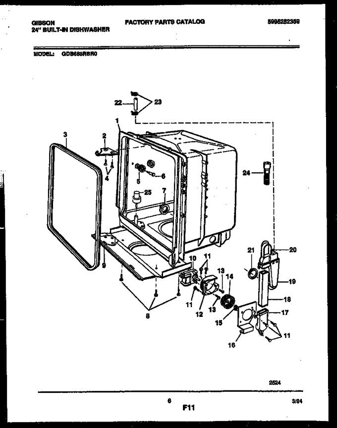 Diagram for GDB668RBR0