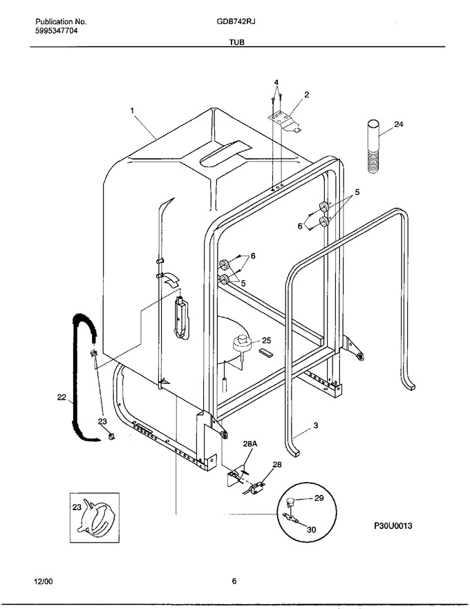 Diagram for GDB742RJB0