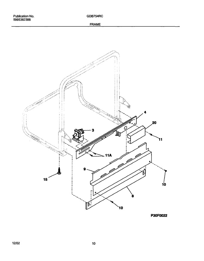 Diagram for GDB754RCB0