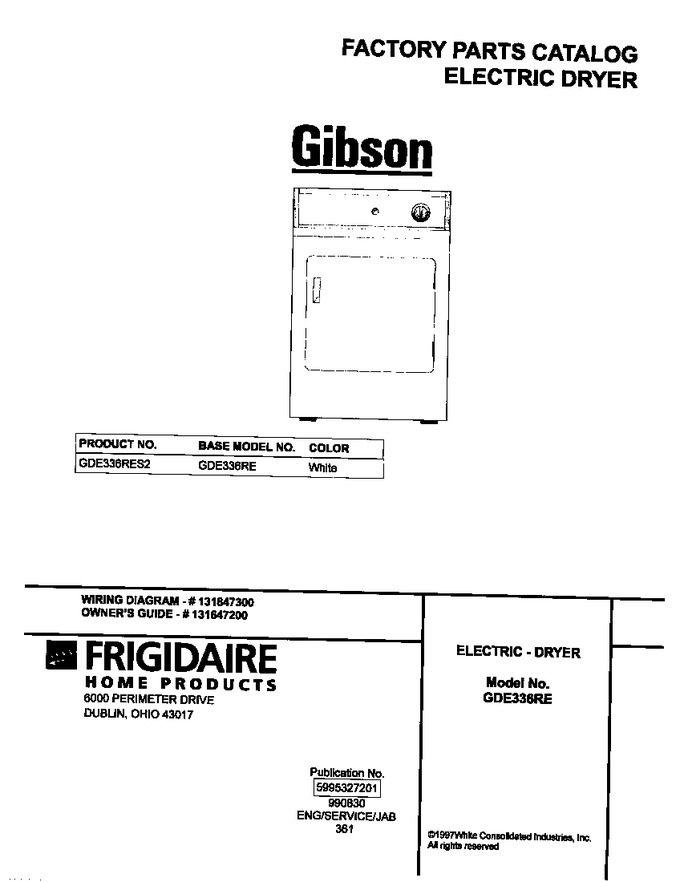 Diagram for GDE336RES2