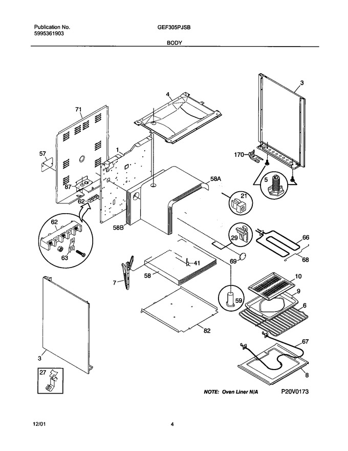 Diagram for GEF305PJSB