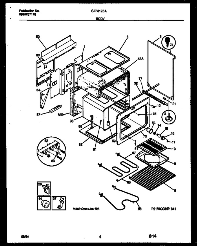 Diagram for GEF312BAWA