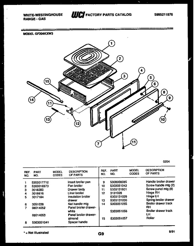 Diagram for GF204KXW3