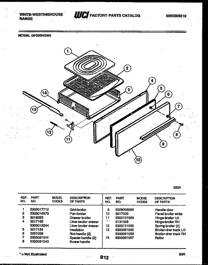 Diagram for GF300HXW5