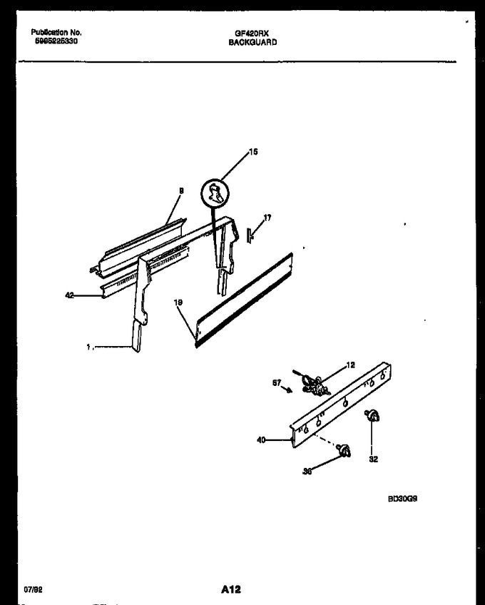 Diagram for GF420RXW1