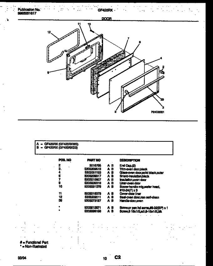 Diagram for GF420RXD3