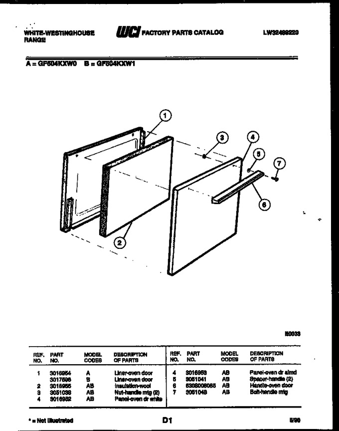 Diagram for GF504KXD1