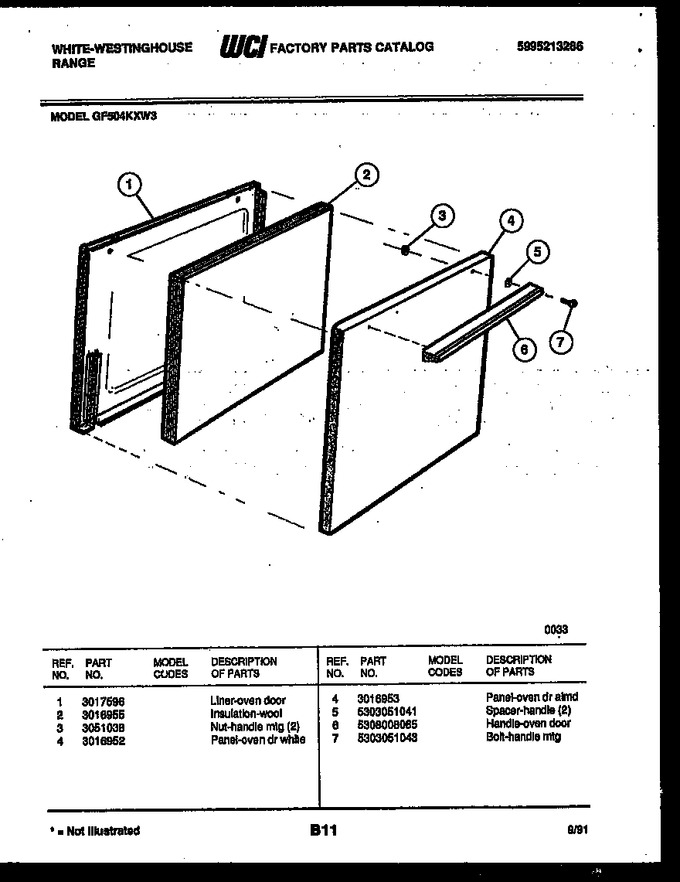 Diagram for GF504KXD3