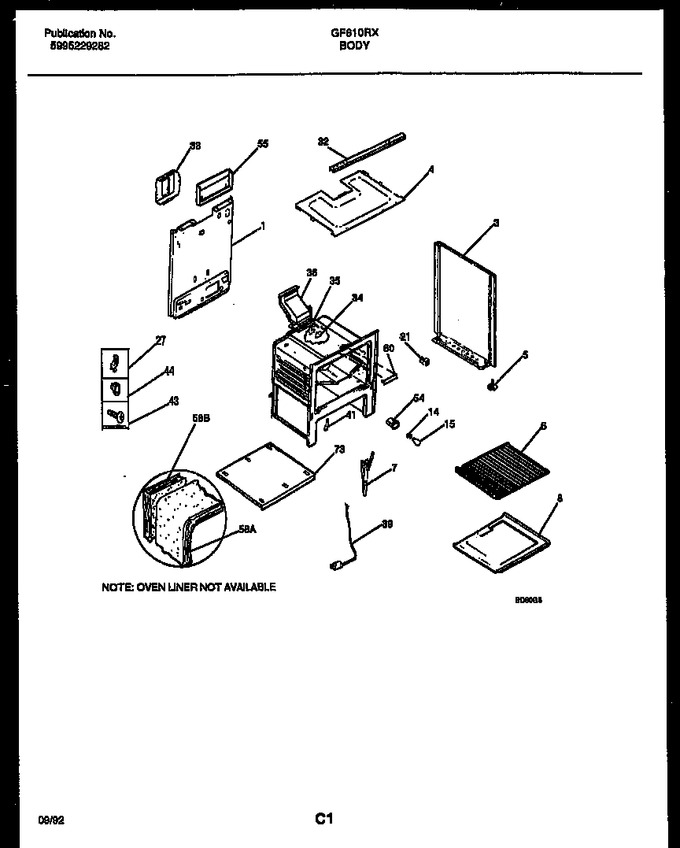 Diagram for GF610RXD1