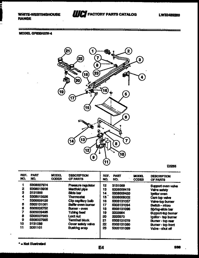 Diagram for GF620HXW4