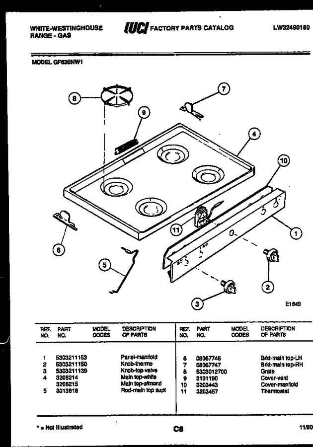 Diagram for GF620NW1