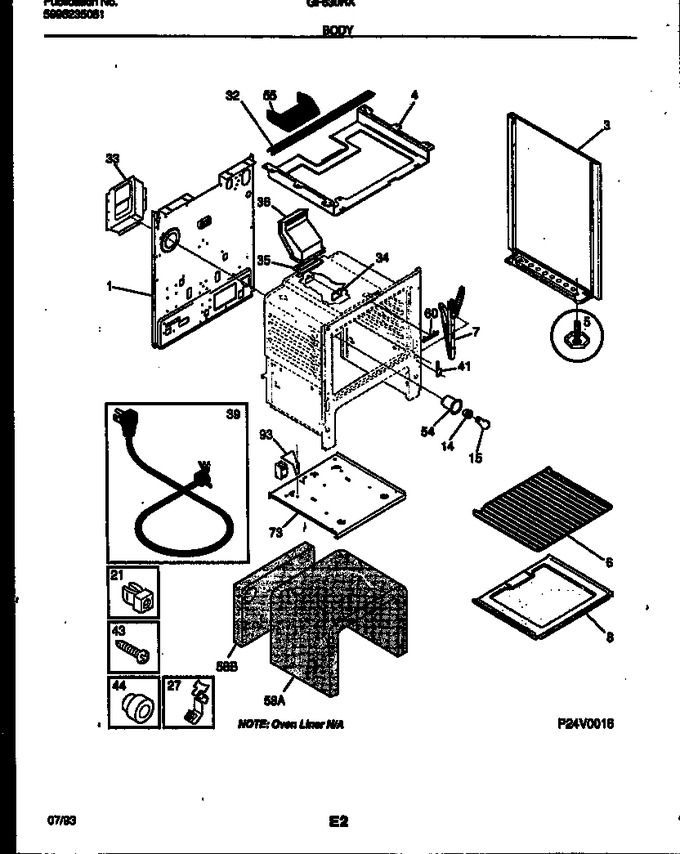 Diagram for GF630RXW2