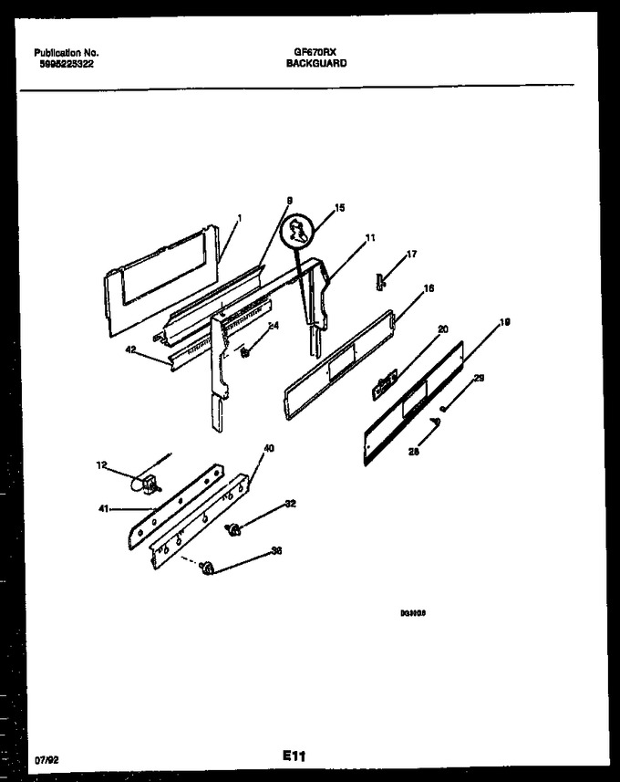 Diagram for GF670RXD1