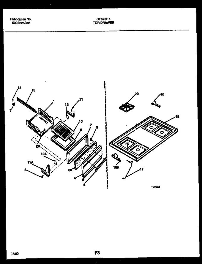 Diagram for GF670RXW1