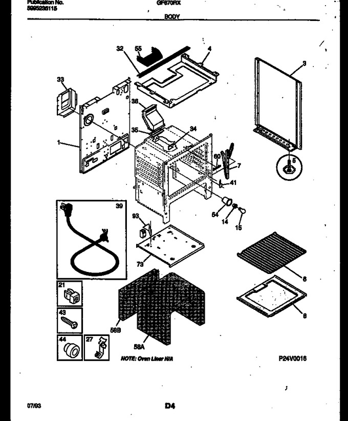 Diagram for GF670RXW2