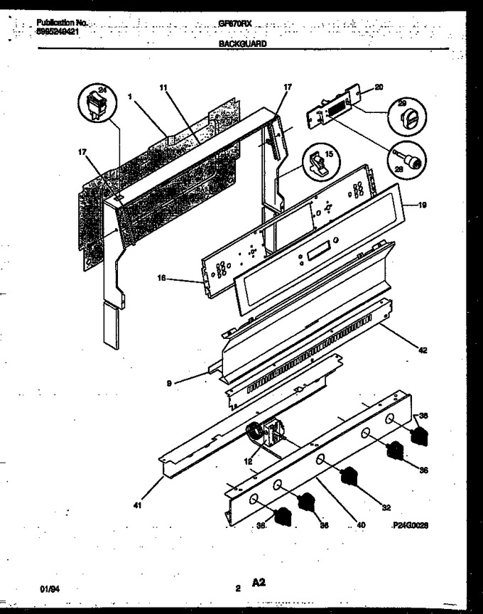 Diagram for GF670RXD4