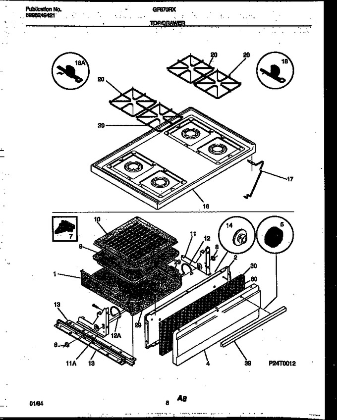 Diagram for GF670RXD4