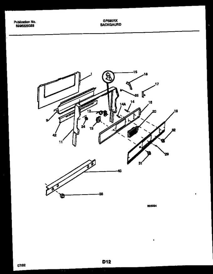 Diagram for GF690RXW1