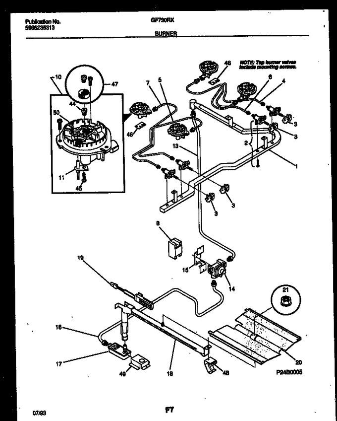 Diagram for GF730RXW2