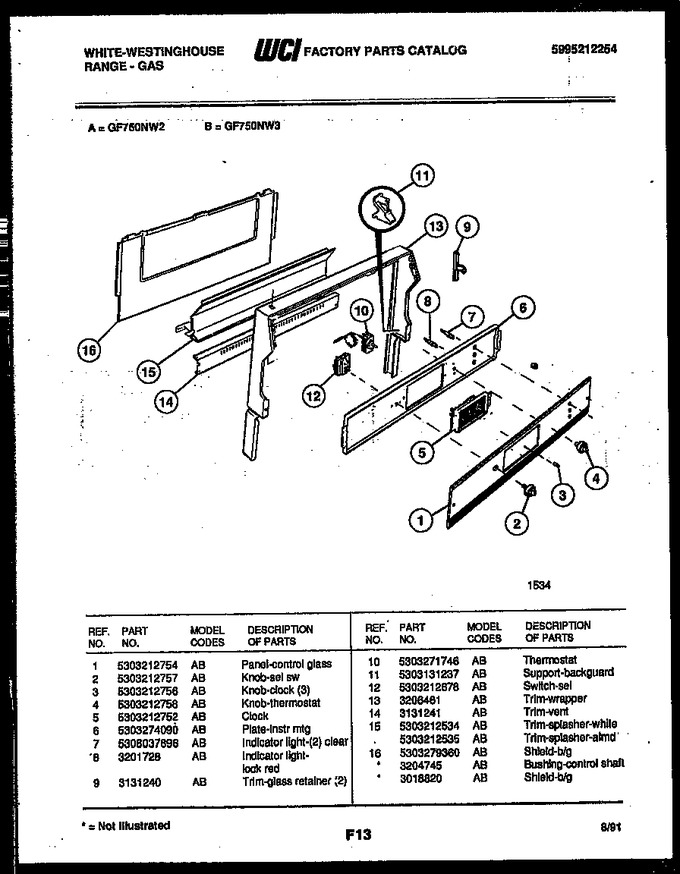 Diagram for GF750ND3