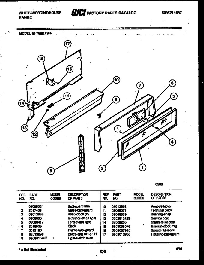 Diagram for GF780KXW4