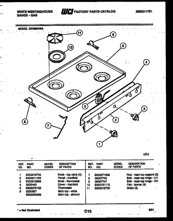 Diagram for GF830NW2