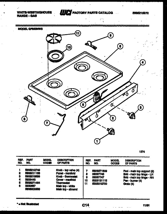 Diagram for GF830NW3