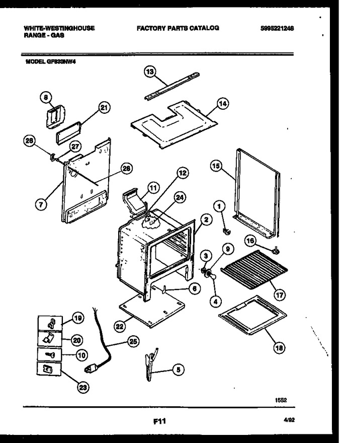 Diagram for GF830ND4