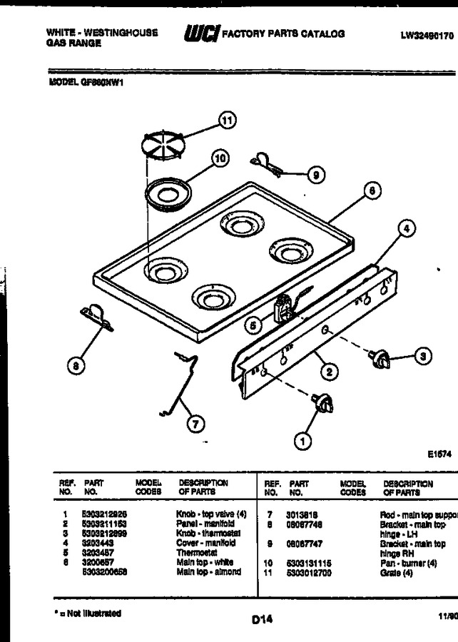 Diagram for GF860NW1