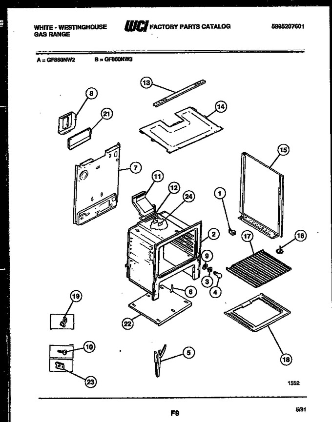 Diagram for GF860NW3