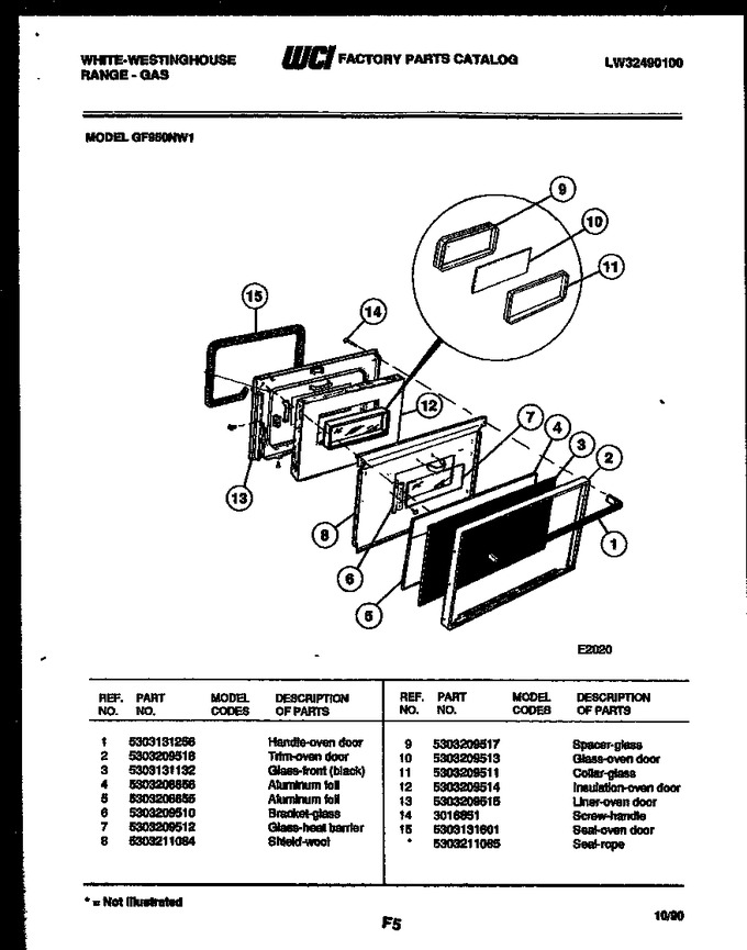 Diagram for GF950NW1