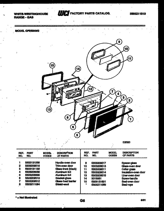 Diagram for GF950NW2