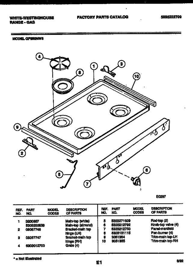 Diagram for GF950NW3