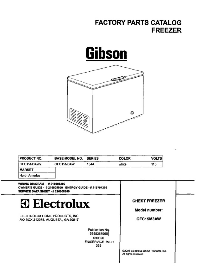 Diagram for GFC15M3AW2